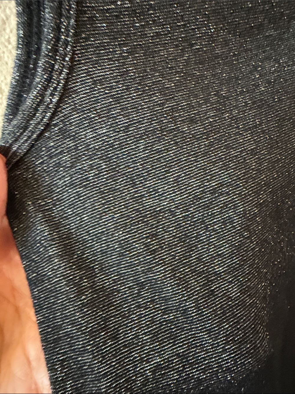 Merona Black and silver metallic Tank Top - Picture 3 of 5